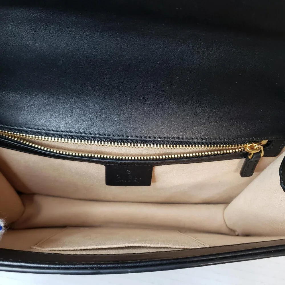 Authentic Gucci Sylvie GG Brown Shoulder Bag Luxury Designer Bag - Picture 15 of 16